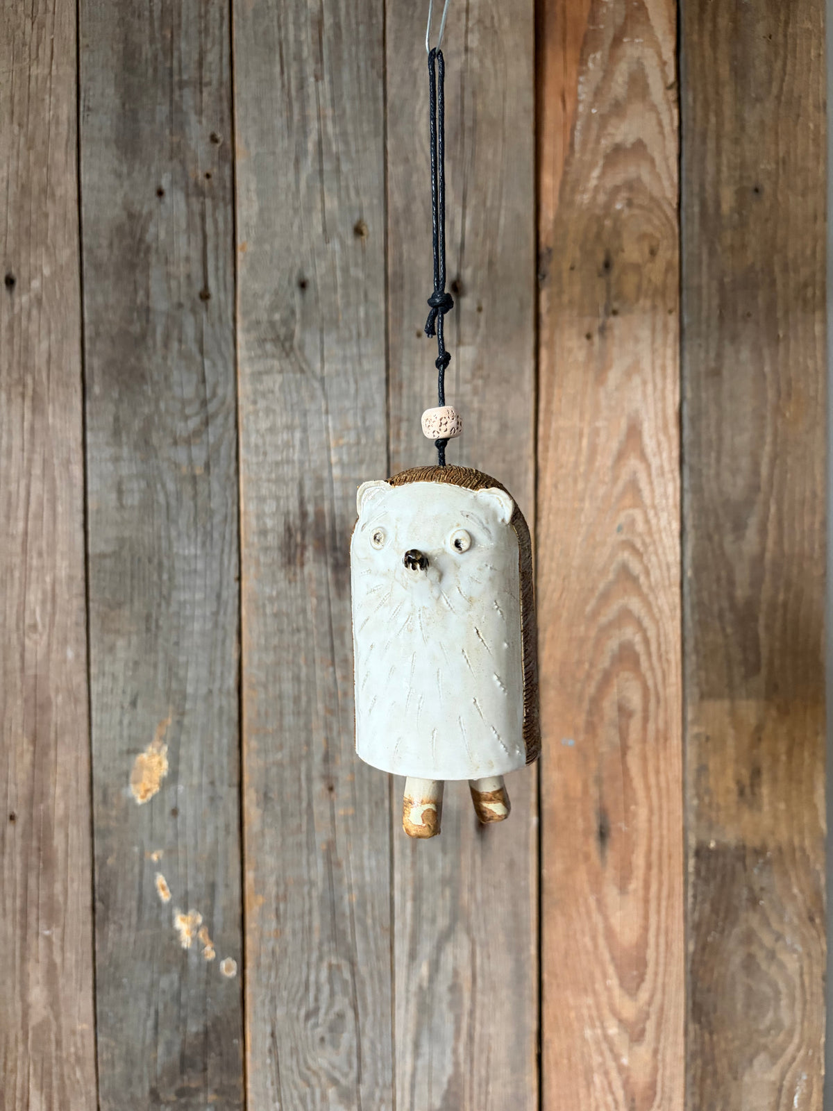 Campanella in gres a forma di riccio